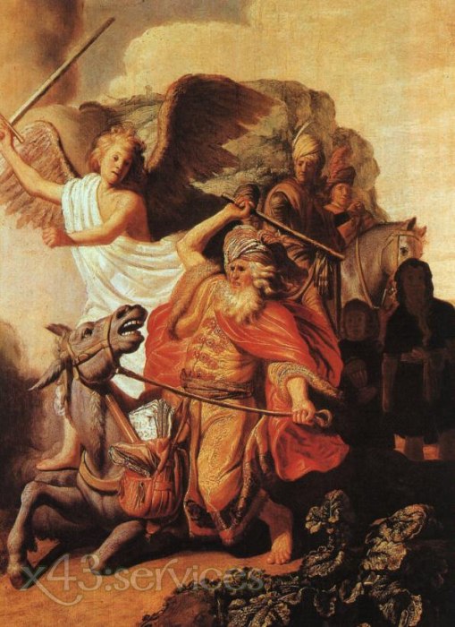 Rembrandt - Esel des Balaam - Balaam s Ass